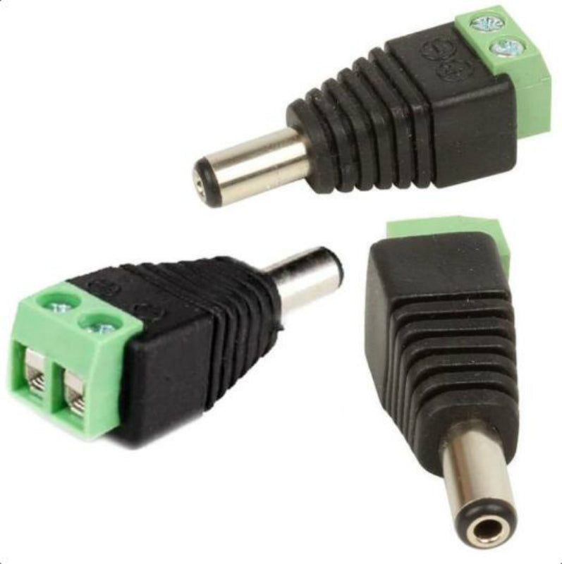 DC Power Male Plug Jack Adapter Connector