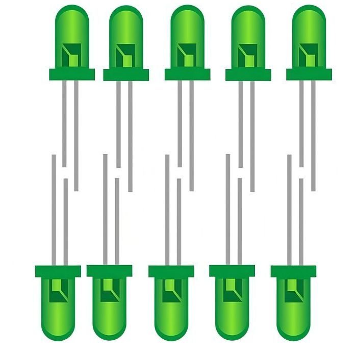 5mm Green Led (Pack of 10)