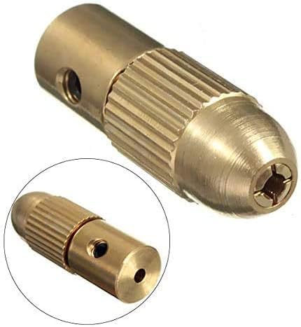 RS-555 Motor Drill Chuck 0.5-3MM Brass Mini Drill Chuck Set Compatible with Rotary Tools 5pcs Precision Collet for DIY PCB ABS Plastic Metal Drilling Rduino UNO Projects