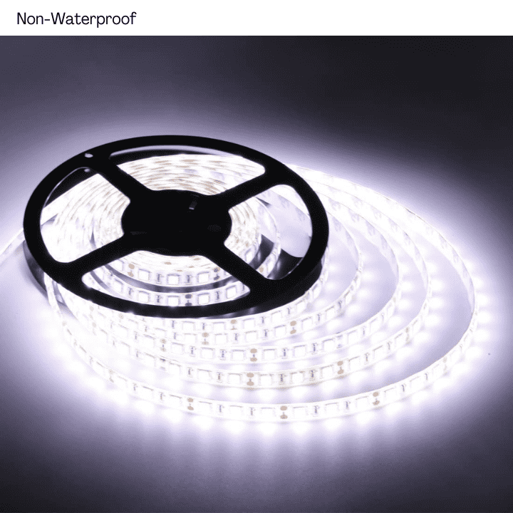 12V Cold White 5050 SMD LED Strip Flexible 5M/Roll Non-Waterproof (5 Meter)