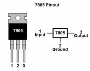 LM7805 IC - 5V Positive Voltage Regulator IC