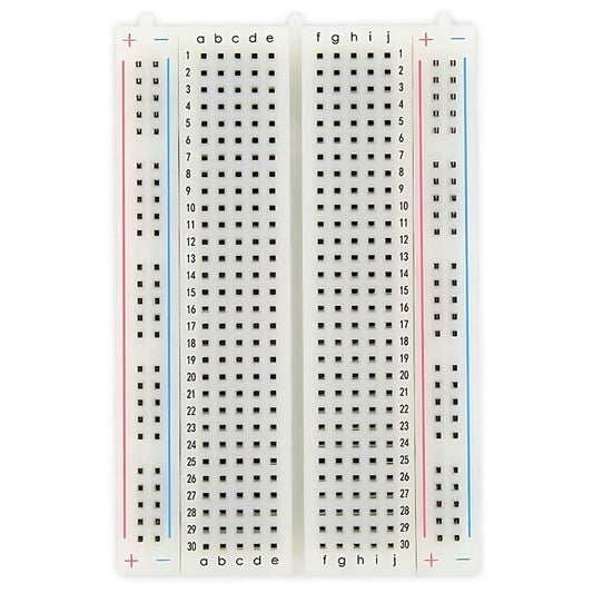 400 Tie Points Solderless Breadboard – Medium-sized breadboard for Arduino & projects. Electronic Components - Robocraze