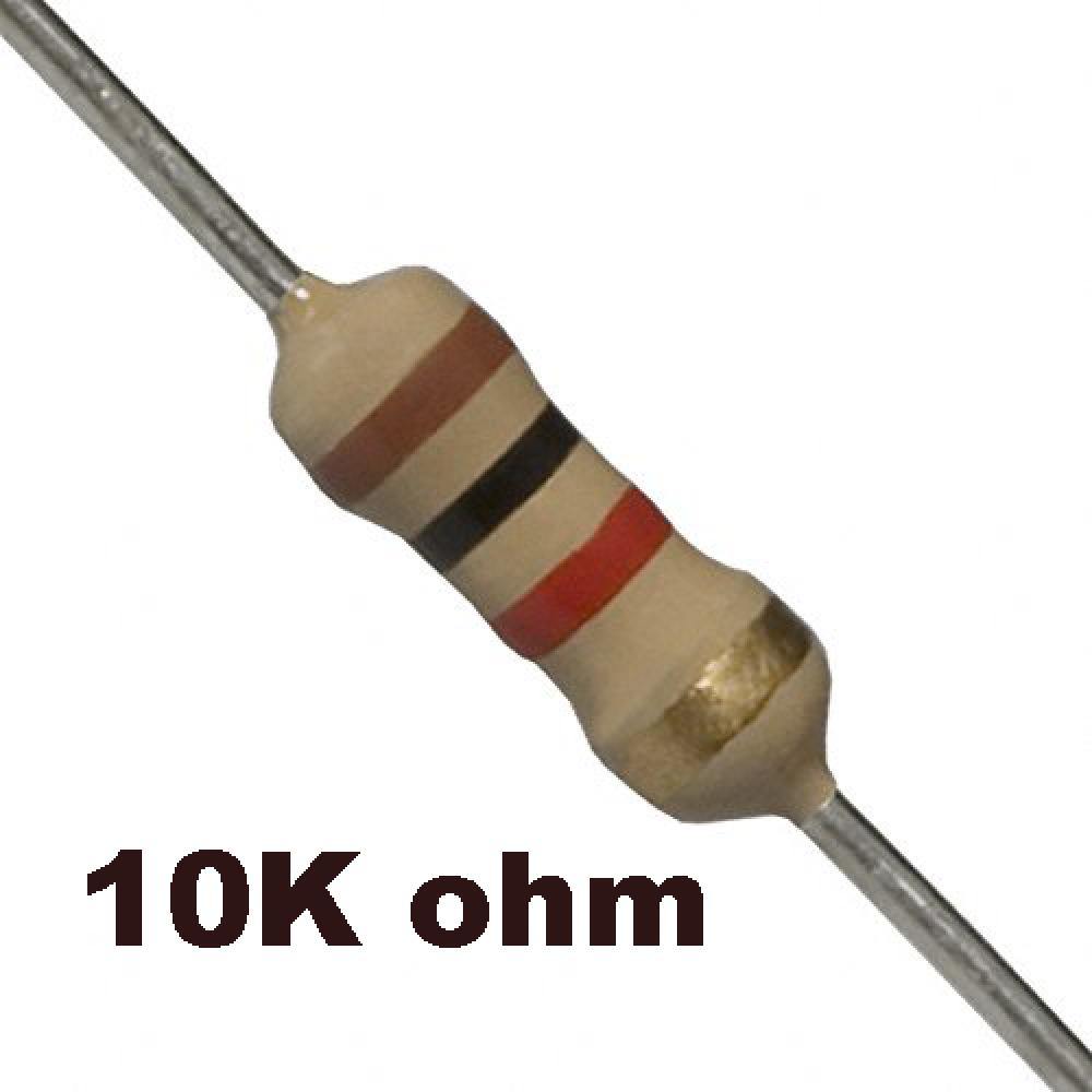 10k Ohm Resistor - Pack of 10