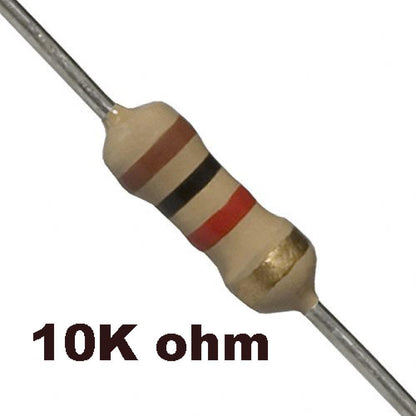 10k Ohm Resistor - Pack of 10