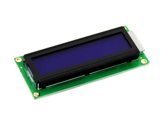 16x2 LCD (Blue) - 16x2 blue LCD display for microcontroller & DIY projects. -Arduino LCD Display -Robocraze