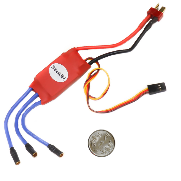 SimonK Red 30A BLDC ESC Electronic Speed Controller with Connectors