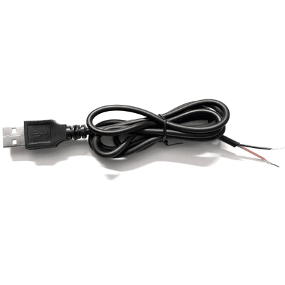 One-Sided Micro USB To USB Power Cable 2.0 2-Pin Wire (1 Meter)