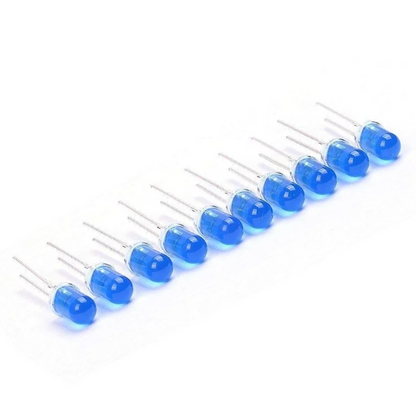 Blue Led 5mm(Pack of 10)