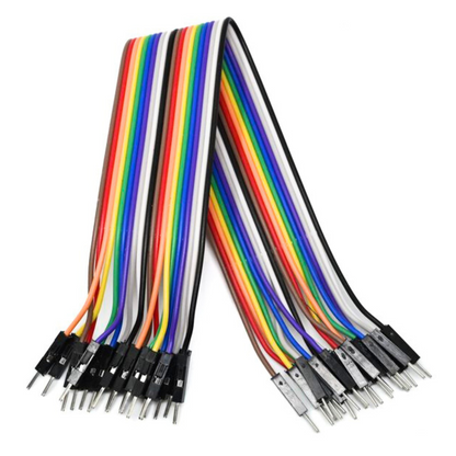 Male to Male Jumper Wires (20cm) (20pcs) – Versatile wires for breadboard connections. Electronic Components - Robocraze