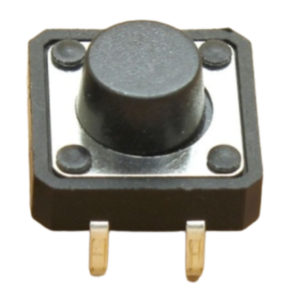 Tactile 12x12x8mm 4 Pin Push Button Switch (Pack of 5)