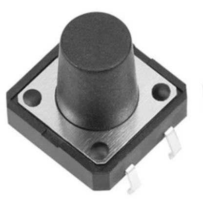 Tactile 4 Pin Push Button Switch 12X12X10mm (Pack of 5)