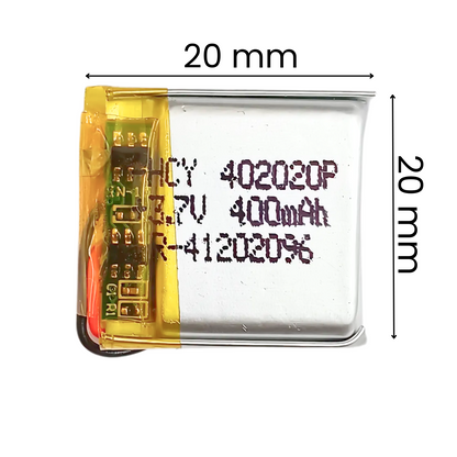 Witty Fox 3.7V 400mAh Rechargeable LiPo  Battery