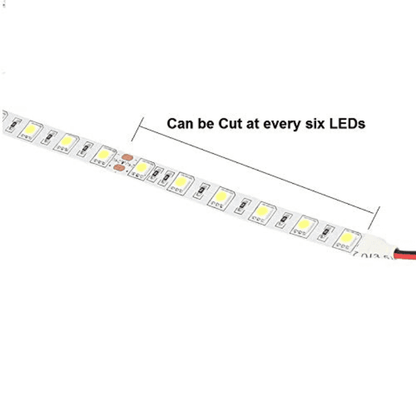 12V Warm White 5050 SMD LED Strip Flexible 5M/Roll Waterproof (5 Meter)