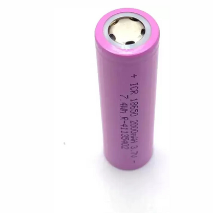 3.7v 2000mah 18650 Li-Ion Battery