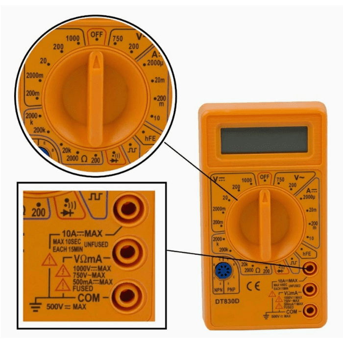 Digital Multimeter with Probe