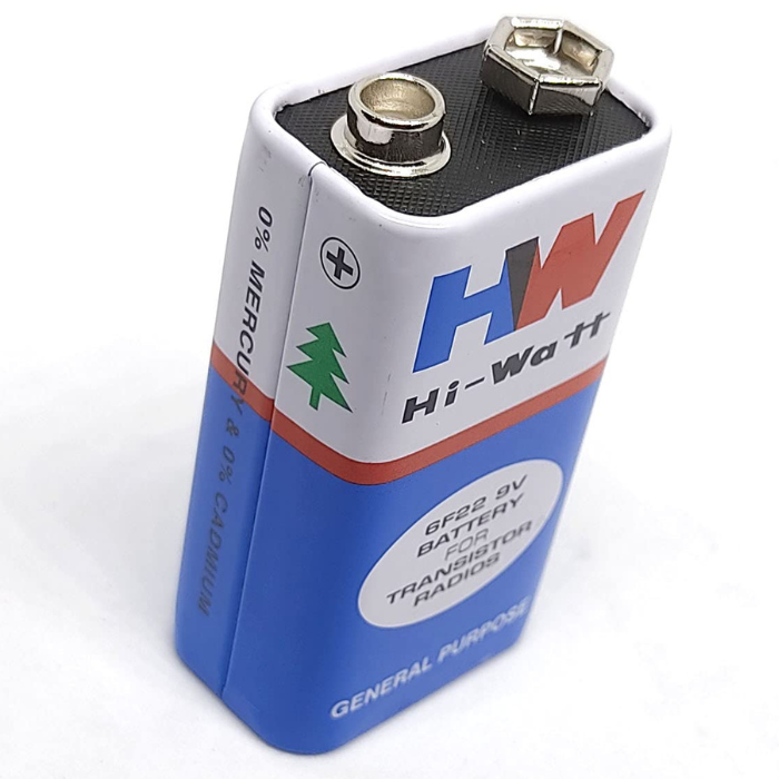9V Original HW High-Quality Battery