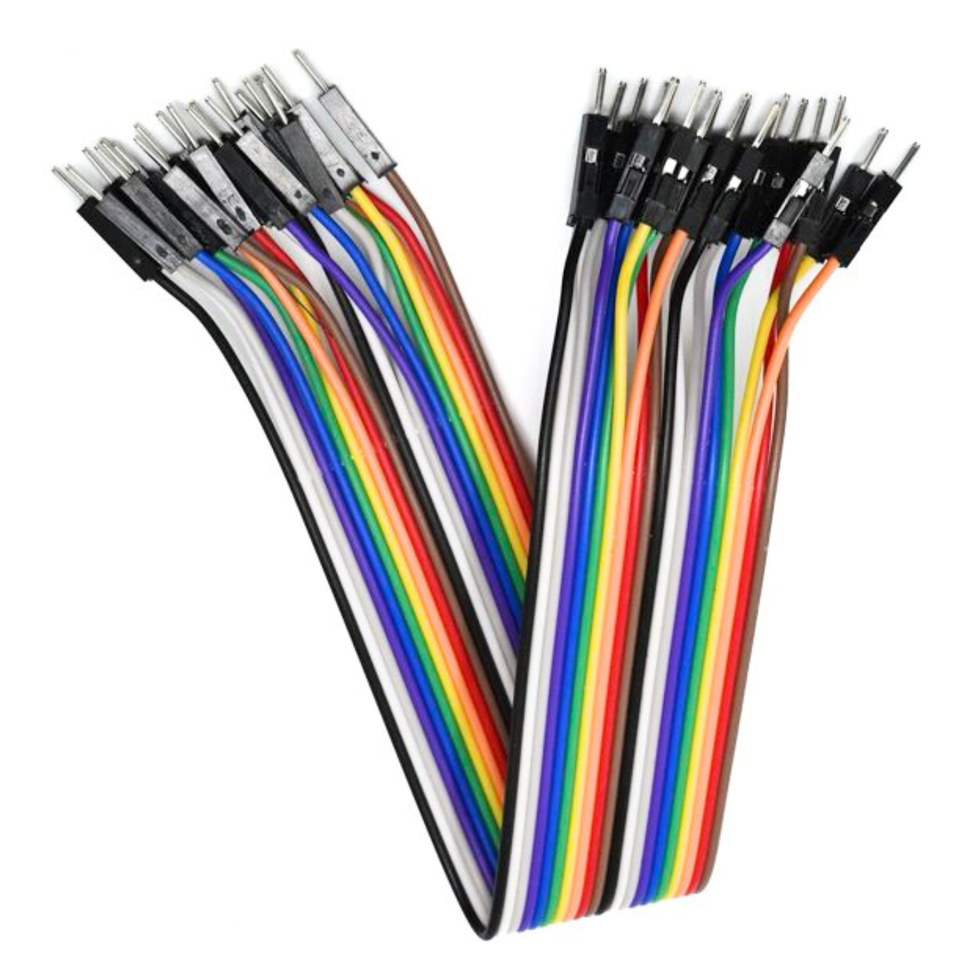 Male to Male Jumper Wires (20cm) (20pcs) – Versatile wires for breadboard connections. Electronic Components - Robocraze