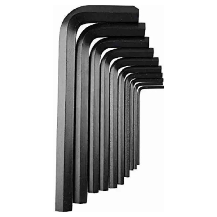 SS Short Allen Key Standard Set 1.5-10 MM (Set of 10)