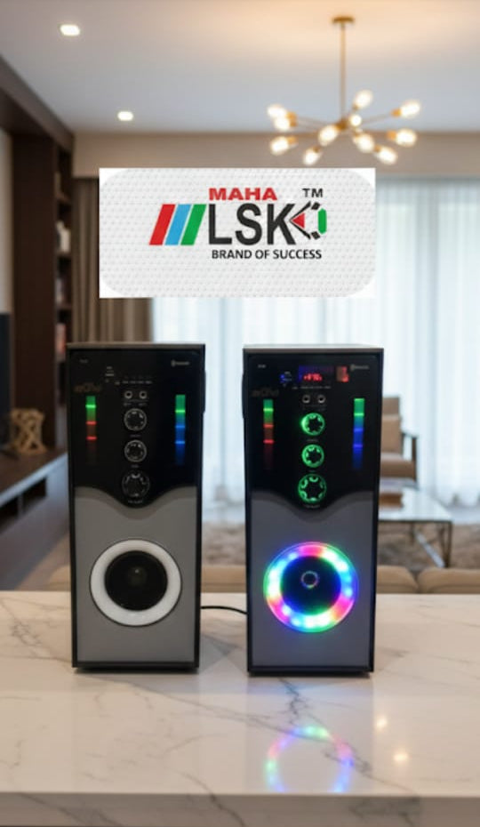 KVI RUSTAM 2.1 Hi-Fi Floor Standing Speaker System with MASSIVE 10" Woofer & 25000W PMPO