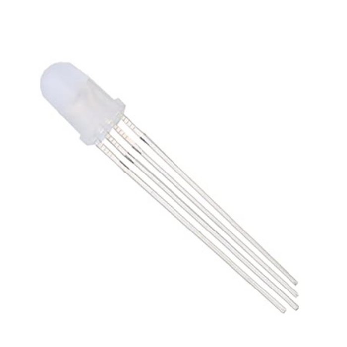 5mm RGB LED Common Cathode Diffuse (Pack of 10)