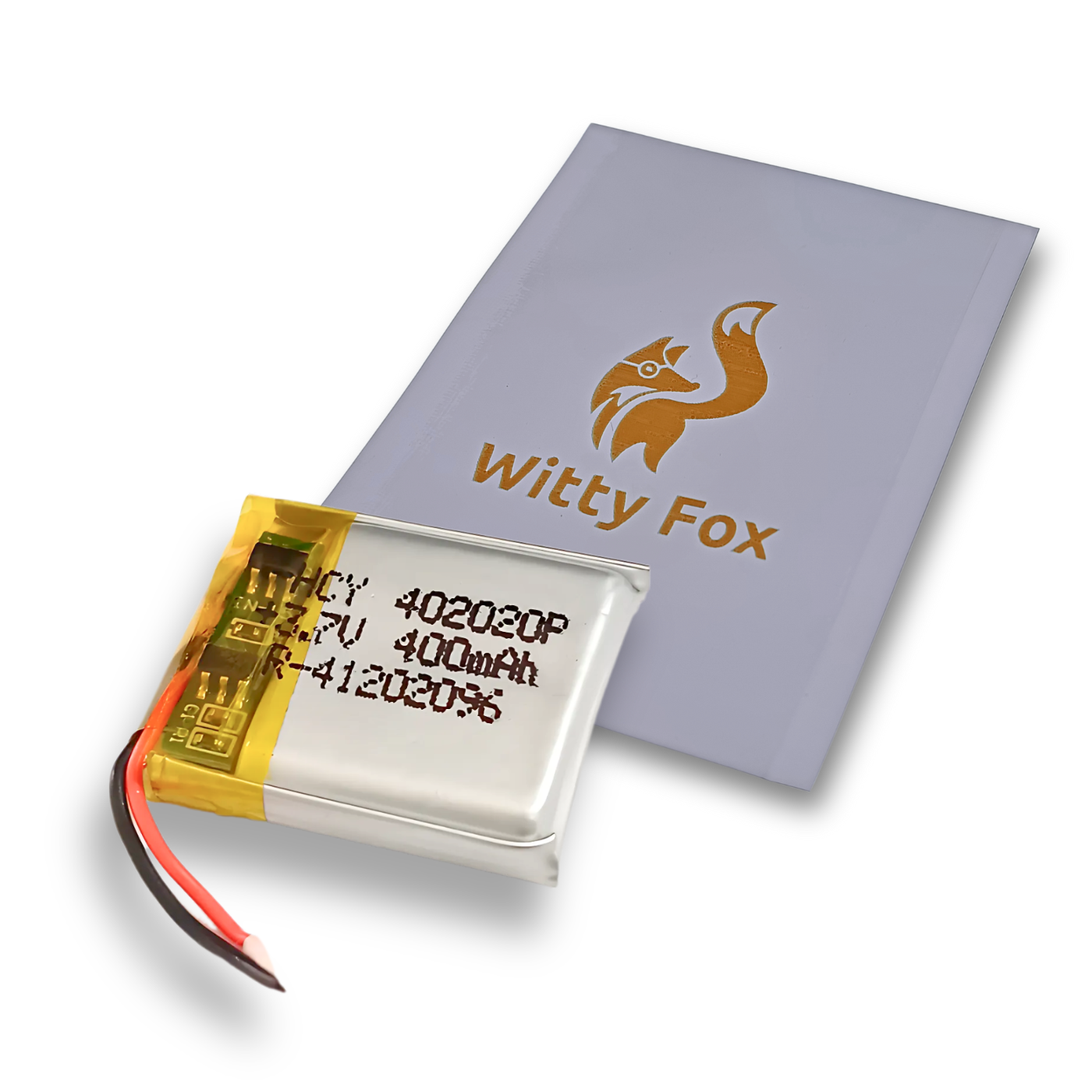 Witty Fox 3.7V 400mAh Rechargeable LiPo  Battery