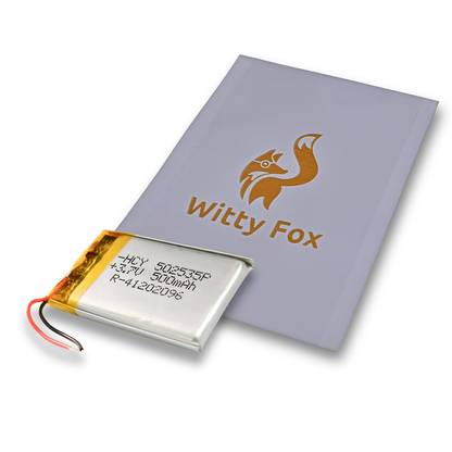 Witty Fox 3.7V 500mAh Rechargeable LiPo Battery