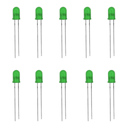 3mm Green LED (Pack of 10)