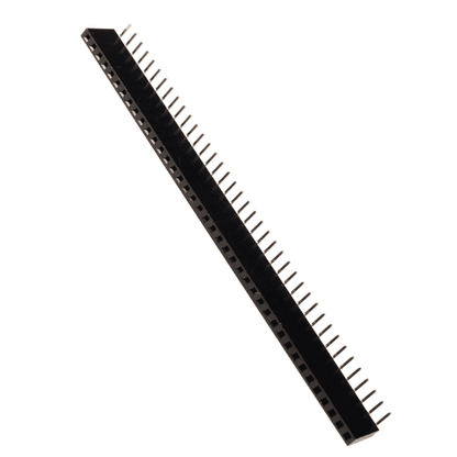 1x40 2.54mm Pitch Female Berg Strip Header (Right Angle)