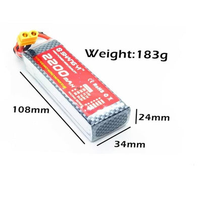 MatLogix SHANGYI 11.1V 30C 2200mAh 3 Cells Lipo Battery