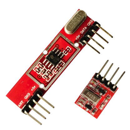 RF433 MHz Transmitter Receiver Wireless Module – 433MHz RF module for remote control. -Robocraze
