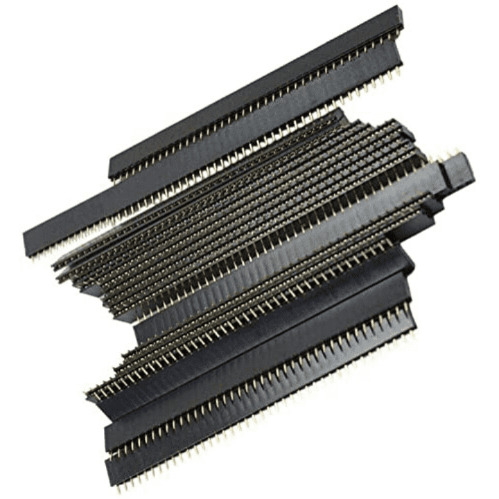 40x1 Pin 2.54mm Straight Female Pin Berg Strip (Pack of 50)