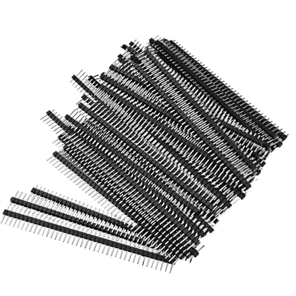 40x1 Pin 2.54mm Single Row Straight Male Pin Header Strip (Pack of 50)