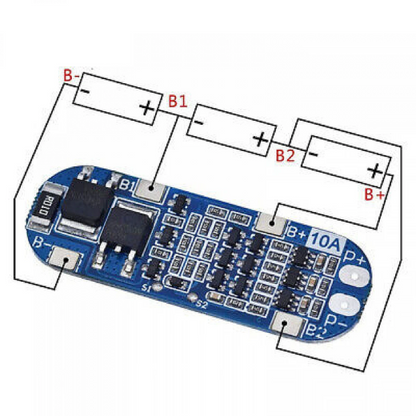 18650 12V 10A Lithium Protection Board