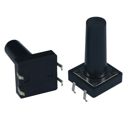 4 Pin Tactile Push Button Switch 12X12X21mm (Pack of 5)