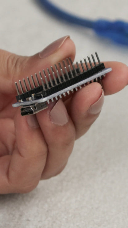 Improved Version Nano V3 Board compatible with Arduino | Nano V3 Board with Soldered Pins and USB Cable for Beginners or Robotics Starter Kits Compatible Arduino Nano V3