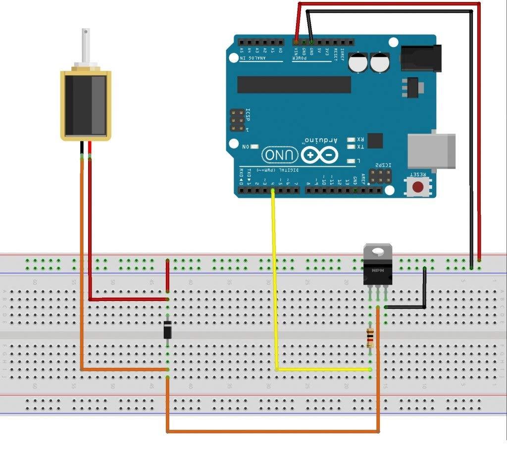 12V DC Solenoid for Electric Door Lock – Secure DC solenoid for electric door locking & automation – Robocraze