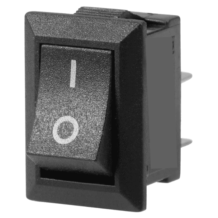 2 Pin Mini On-Off SPST Rocker Switch (19 x 13mm) - Pack of 2