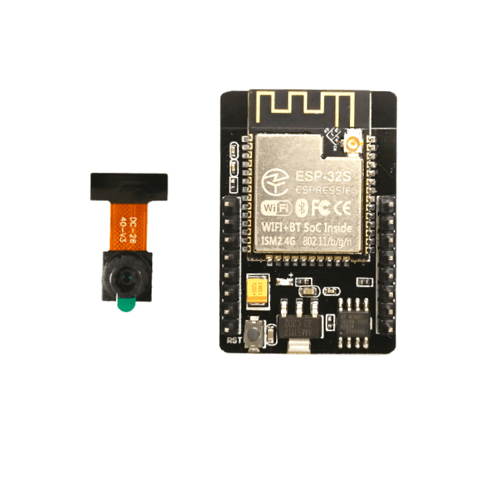 ESP32 CAM WiFi Module + OV2640 Camera – AI & streaming-ready. -Nodemcu ESP Board -Robocraze