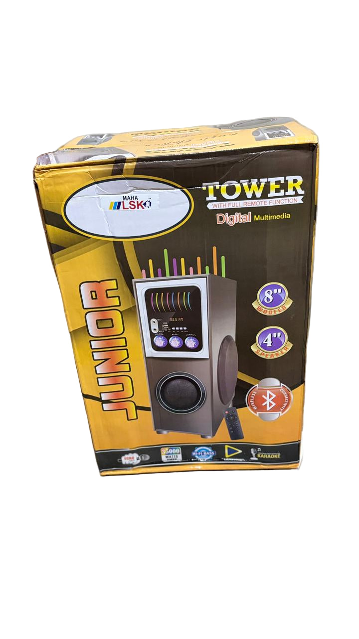 KVI RUSTAM 2.1 Hi-Fi Floor Standing Speaker System with MASSIVE 10" Woofer & 25000W PMPO