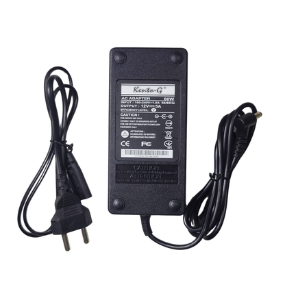 MAHA LSK-G 12V Power Adapter 5A 60W with 5.5mm DC Plug Standard AC to DC Power Supply