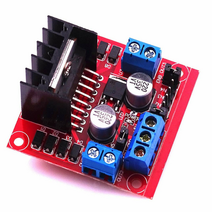 2A Dual L298N Motor Driver Module with PWM Control