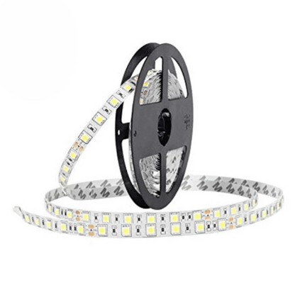 12V Cold White 5050 SMD LED Strip Flexible 5M/Roll Waterproof (5 Meter)