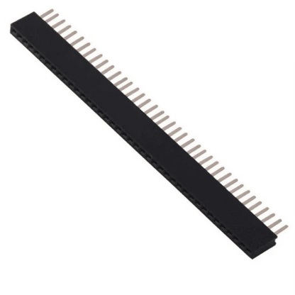 40x1 Pin 2.54mm Straight Female Pin Berg Strip (Pack of 50)