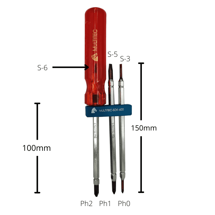 Multitec SDK-600 6 in 1 Screwdriver Set