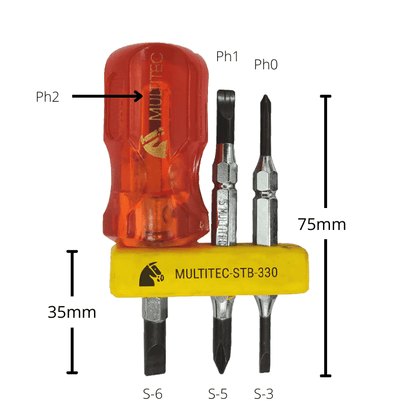 Multitec STB-330 Screw Driver Set