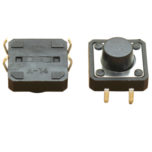 Tactile 12x12x8mm 4 Pin Push Button Switch (Pack of 5)