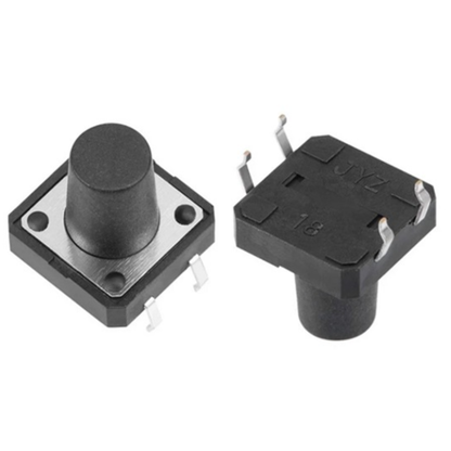Tactile 4 Pin Push Button Switch 12X12X10mm (Pack of 5)