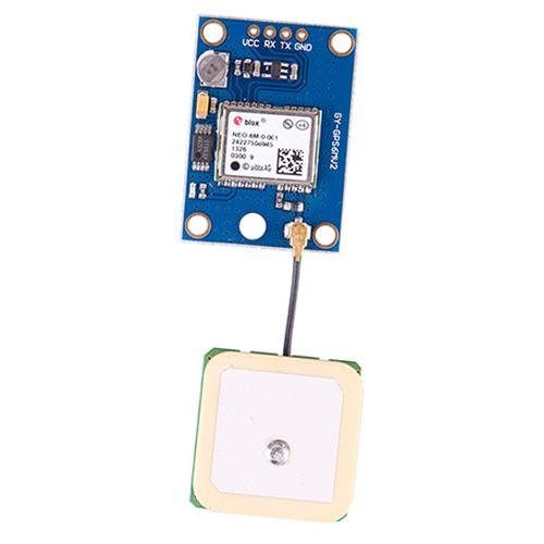 Ublox Neo-6M GPS Module With EEPROM - Ublox NEO-6M GPS Module with EEPROM for tracking. -Robocraze