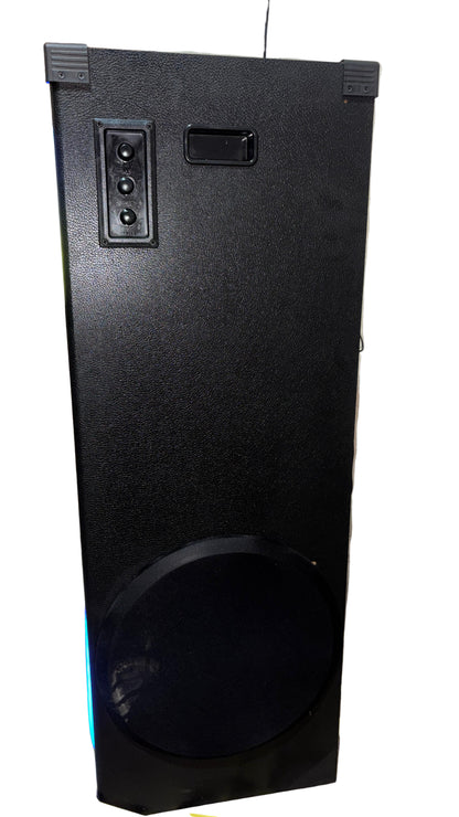 MAHA LSK GABBAR 2.1 Hi-Fi Floor Standing Multimedia Speaker System with Dual 8" Woofers and RGB Lights