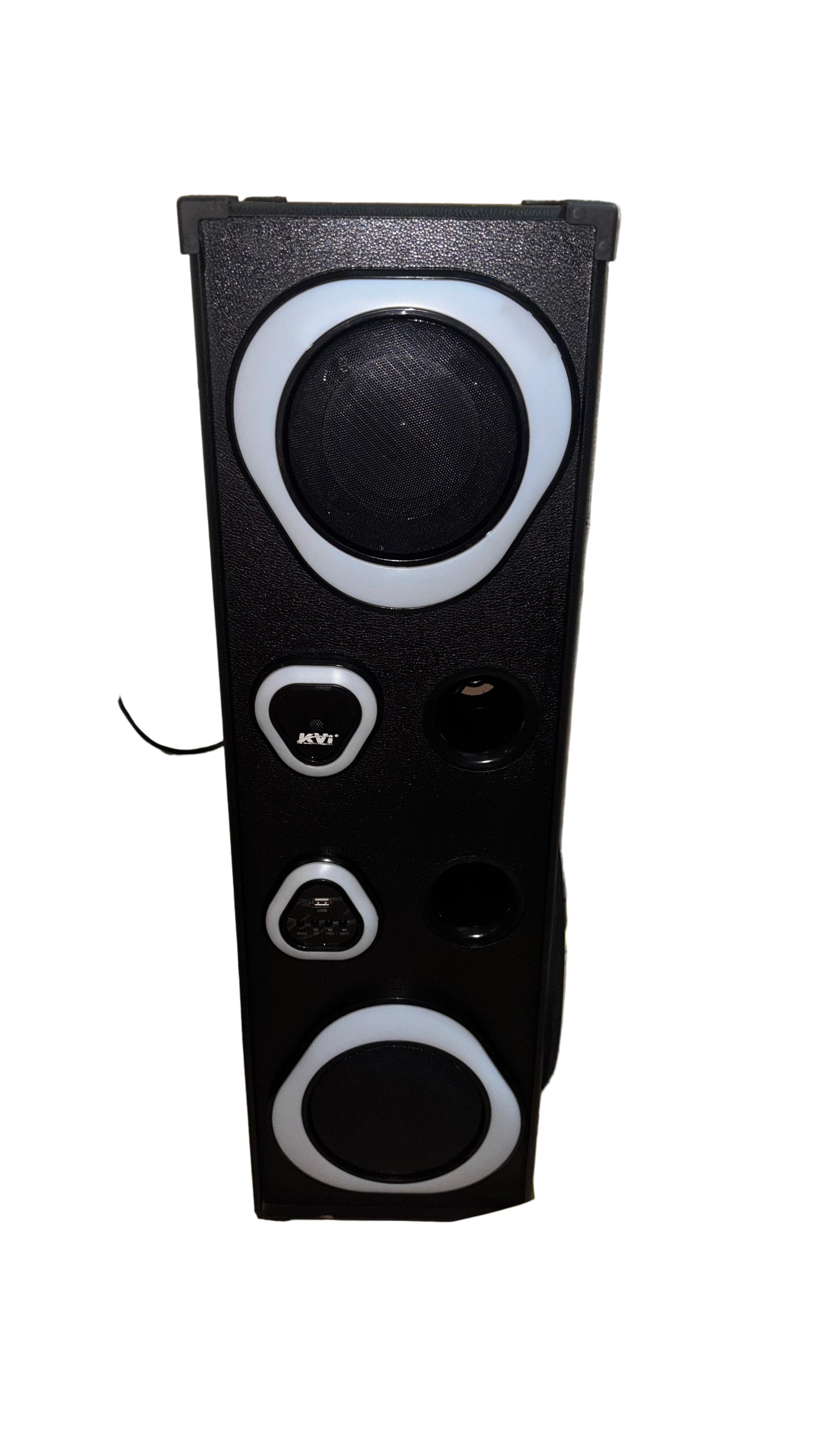MAHA LSK GABBAR 2.1 Hi-Fi Floor Standing Multimedia Speaker System with Dual 8" Woofers and RGB Lights